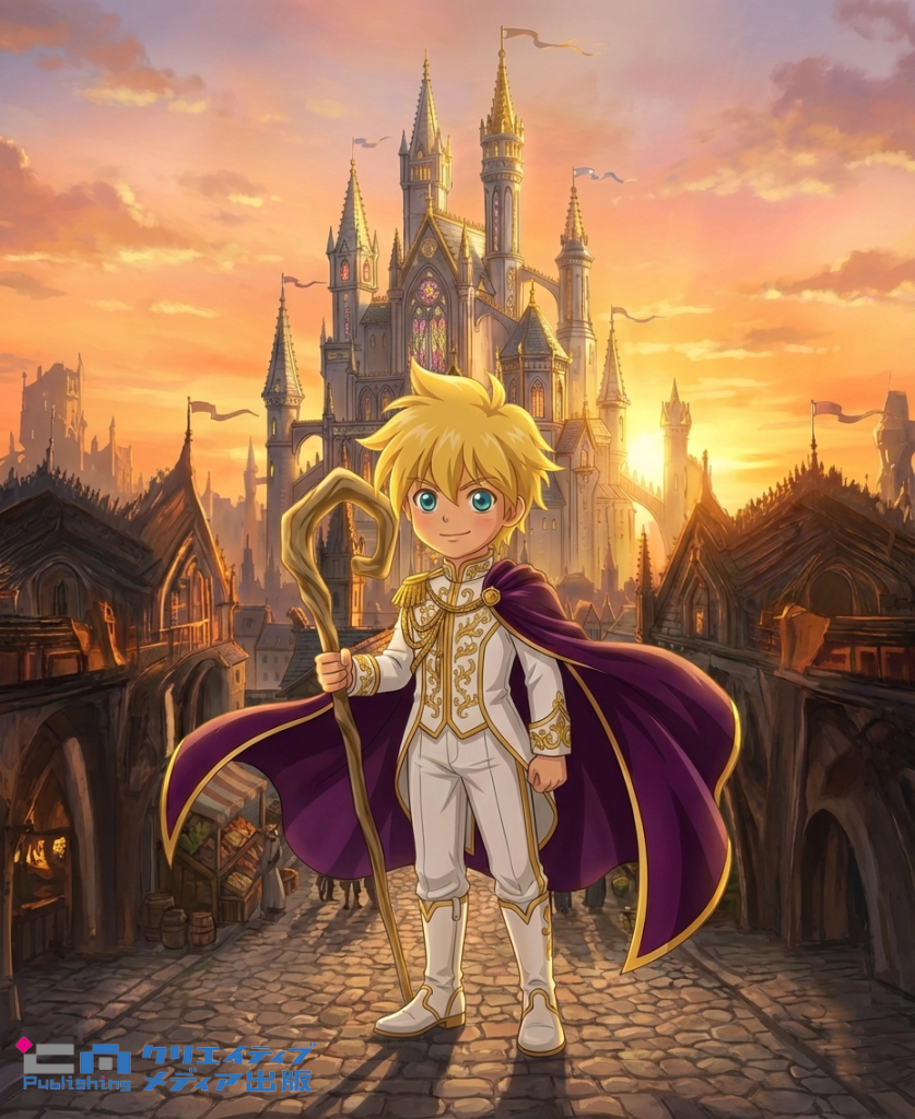 CW1-【1000】2-2【1264】オリジナル・NEW【魔法学校2】ルカ王子-朝焼けのお城-姉上4