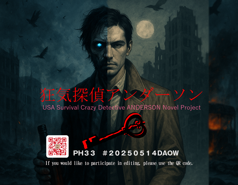 QR■狂気探偵アンダーソンUSAプロジェクト　クリエイティブメディア出版　クリエイタターズワールド　大和田龍之介　松田提樹