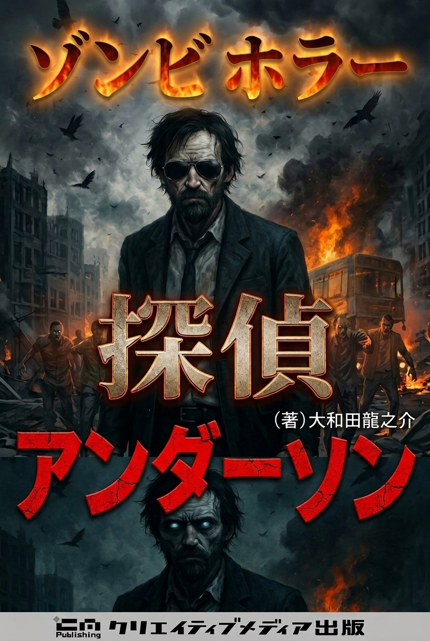 【新刊】ゾンビ探偵アンダーソン　（著）大和田龍之介　武左　出版ブランディング思考　松田提樹 １「西暦20XX年」人類を襲う「人間が人肉嗜好になる」謎のウイルス蔓延からの生き残れ!! ２