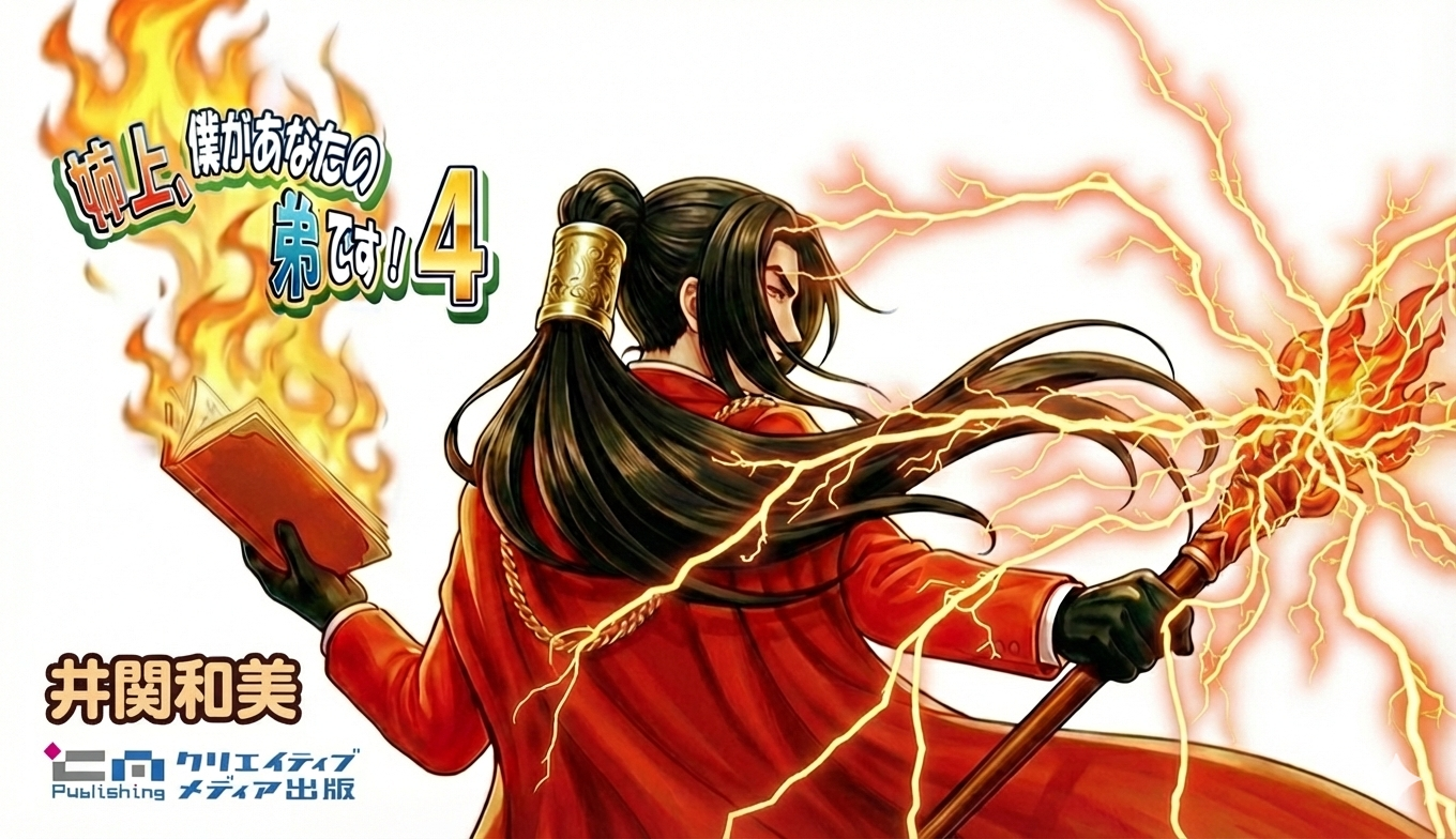 【CW CMP 表紙４】井関和美　BP　正面　姉上4 正面　怪盗魔法使いグレン　井関和美　クリエイティブメディア出版　出版ブランディング思考